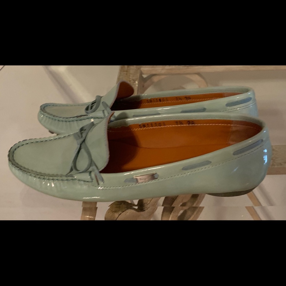 Ferragamo Green mint Womens Shoes